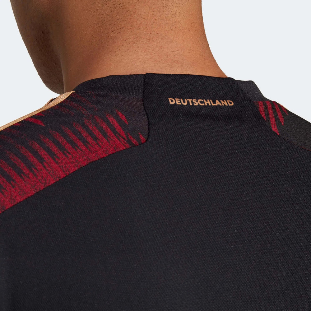 2022-23 Germany Away Soccer Jersey Black - Adidas
