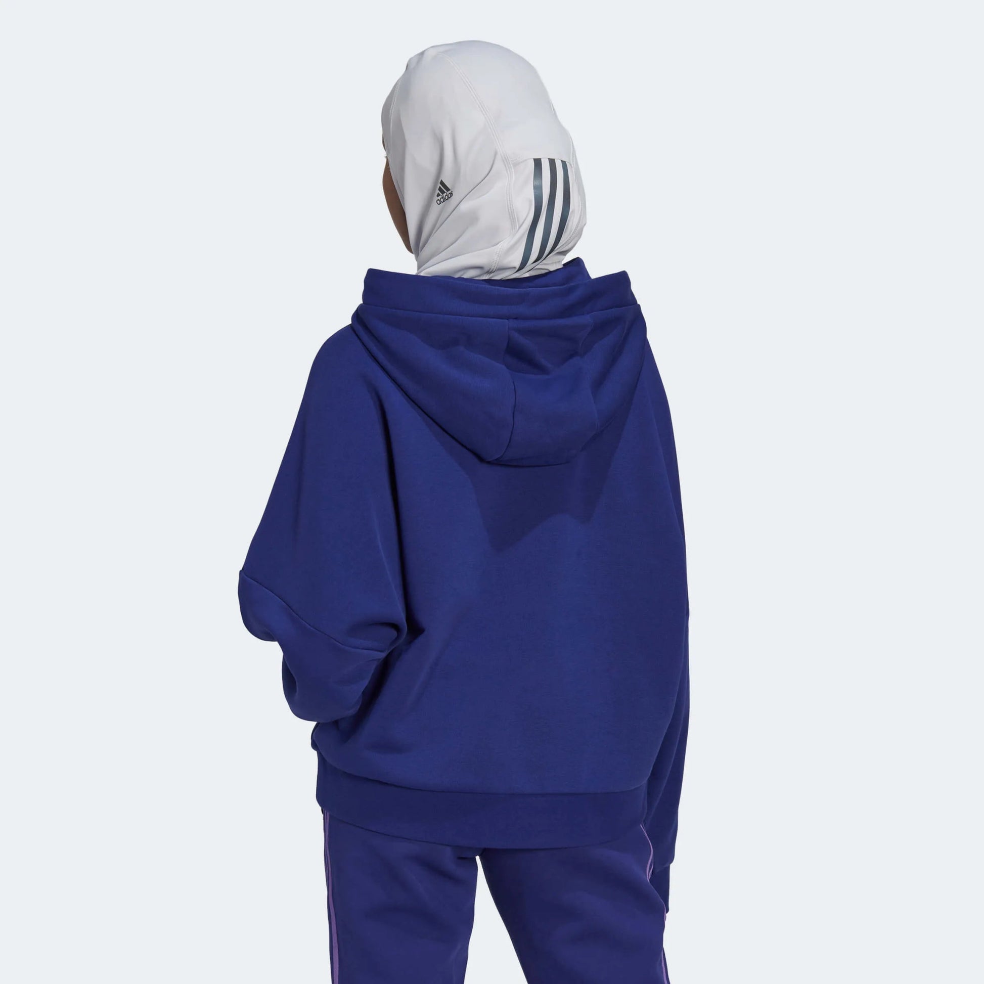 2022-23 Argentina Women's 3 Stripe Hoody Legacy Indigo - Adidas