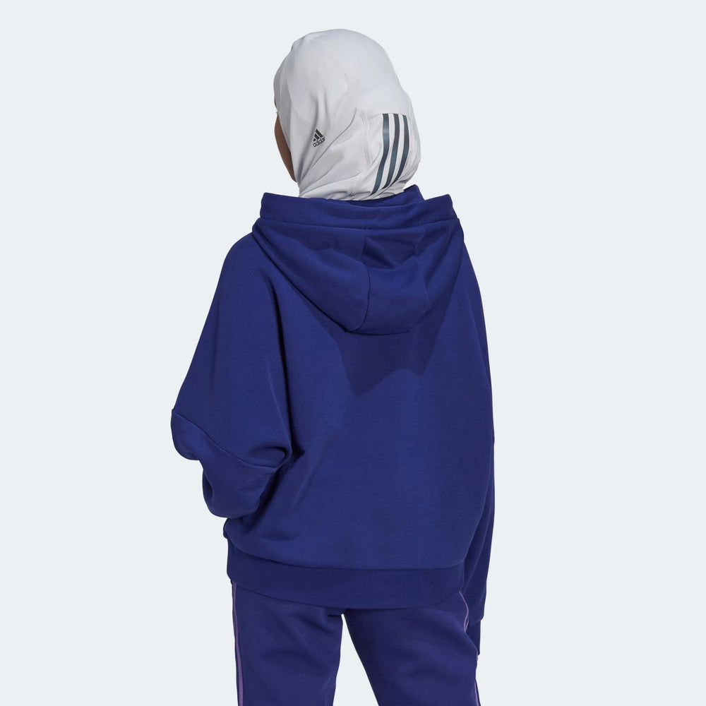 2022-23 Argentina Women's 3 Stripe Hoody Legacy Indigo - Adidas