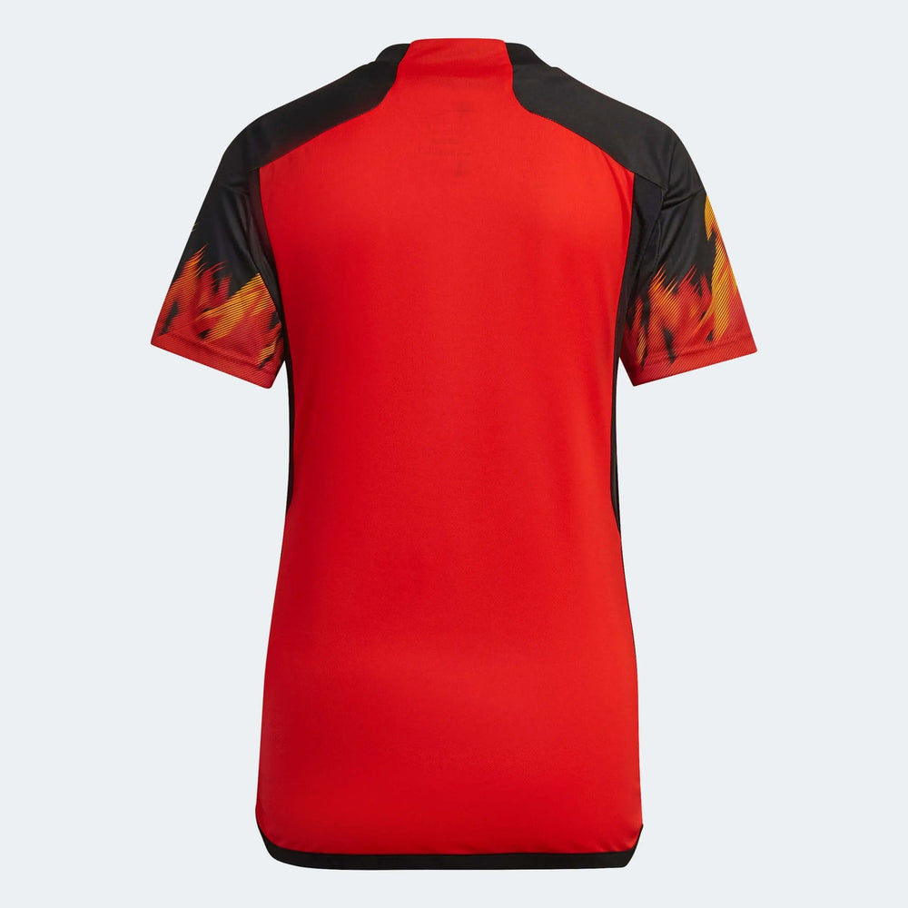 2022-23 Belgium Women's Home Soccer Jersey - Red-Black - Adidas