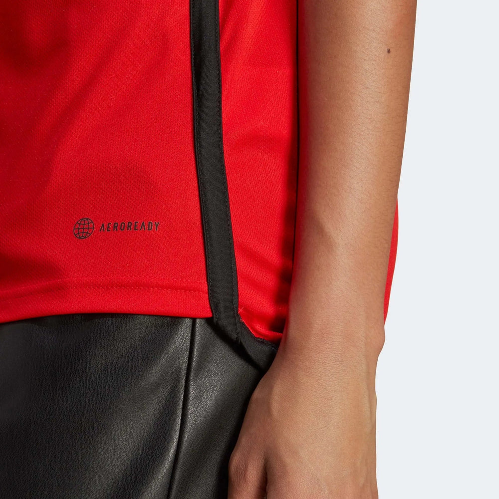 2022-23 Belgium Women's Home Soccer Jersey - Red-Black - Adidas