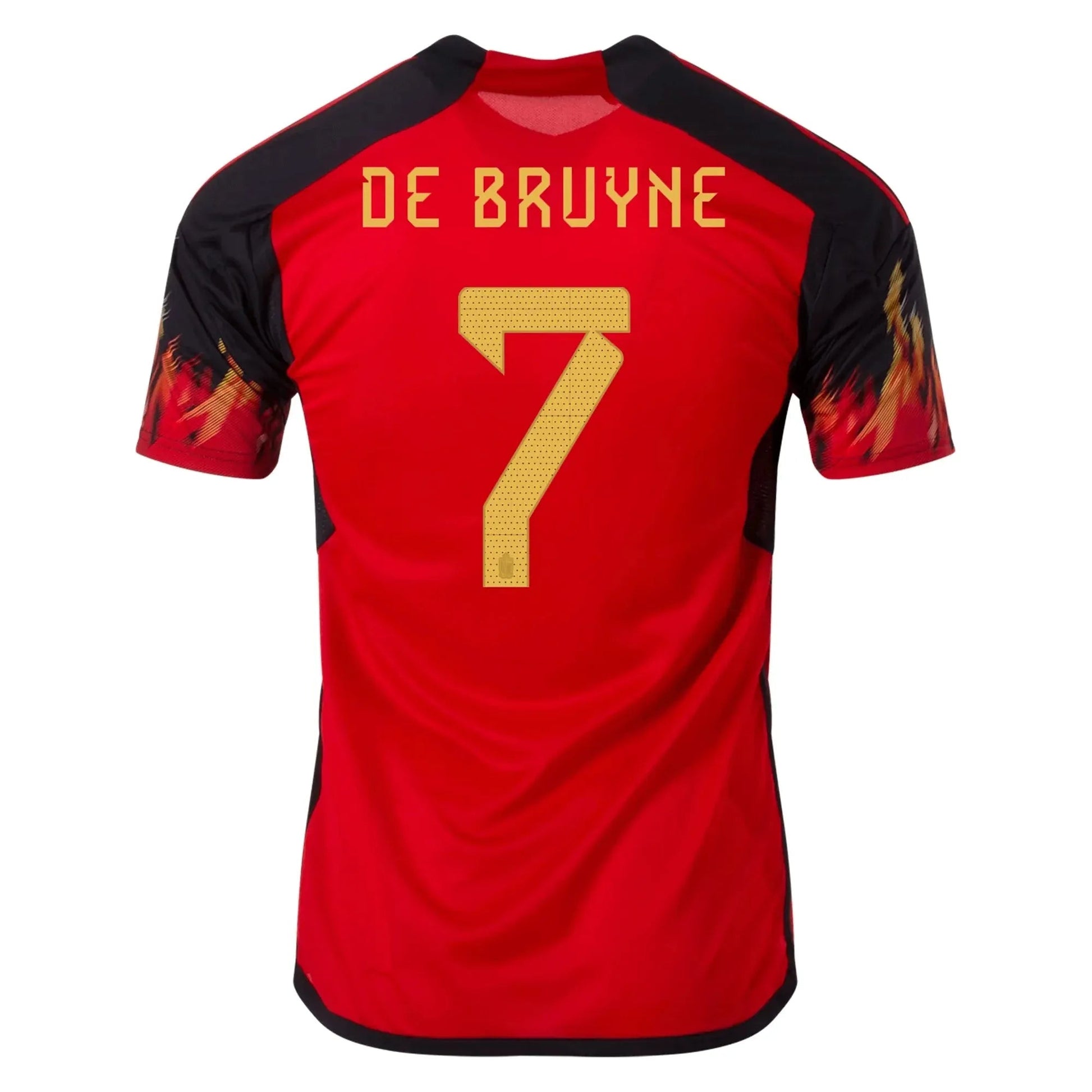 2022-23 Belgium Women's Home Soccer Jersey - Red-Black - Adidas