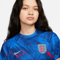 2022-23 England Women's Training Pre-Match Soccer Jersey - Blue - Nike