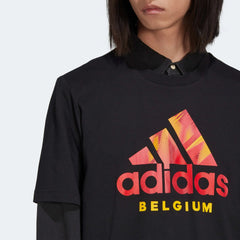 2022-23 Belgium DNA Graphic Tee - Black - Adidas
