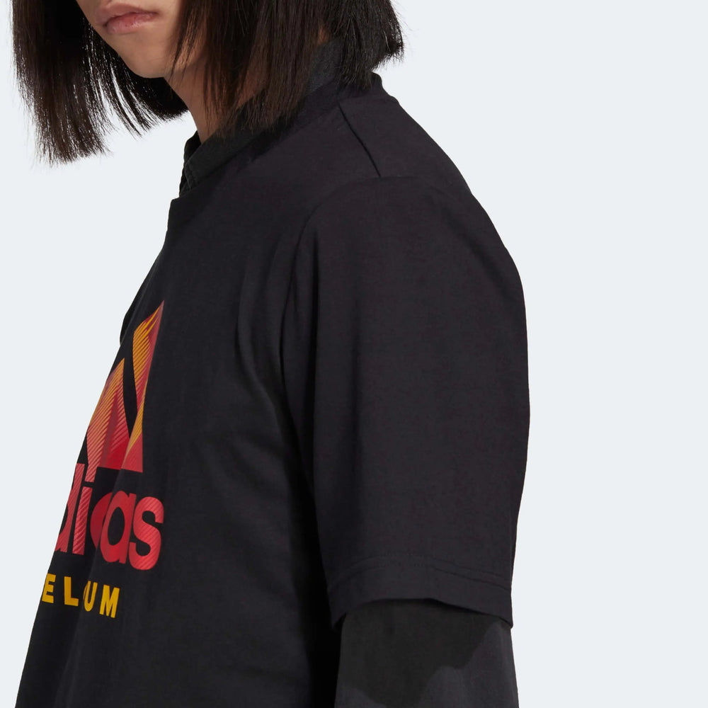 2022-23 Belgium DNA Graphic Tee - Black - Adidas