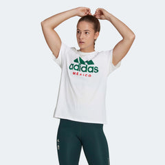 2022-23 Mexico Women's Tee - White - Adidas