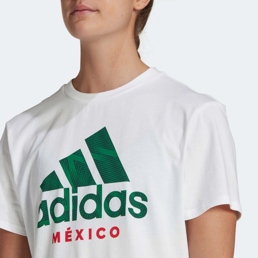 2022-23 Mexico Women's Tee - White - Adidas