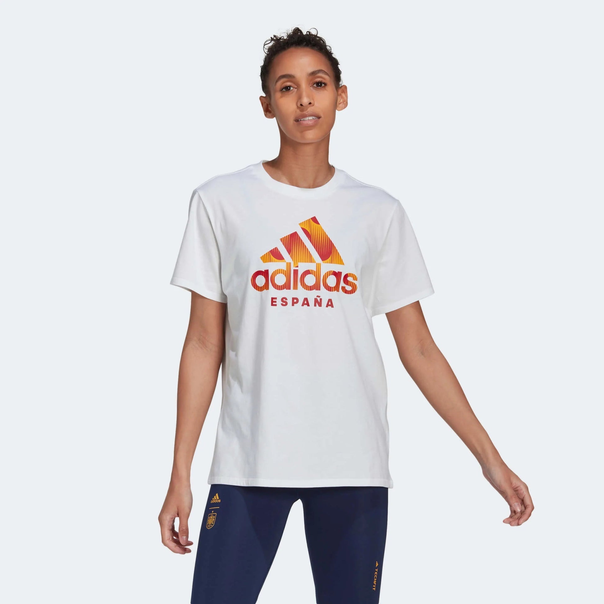 2022-23 Spain Women's Tee - White - Adidas