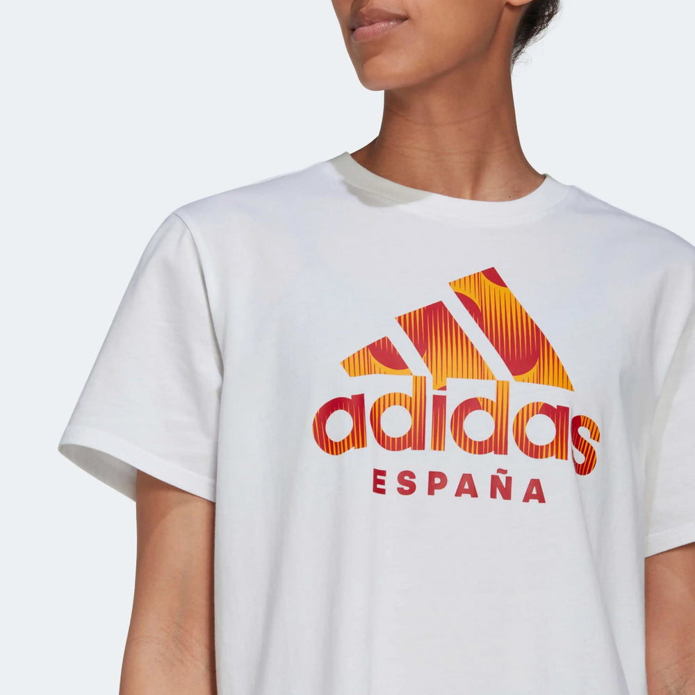2022-23 Spain Women's Tee - White - Adidas