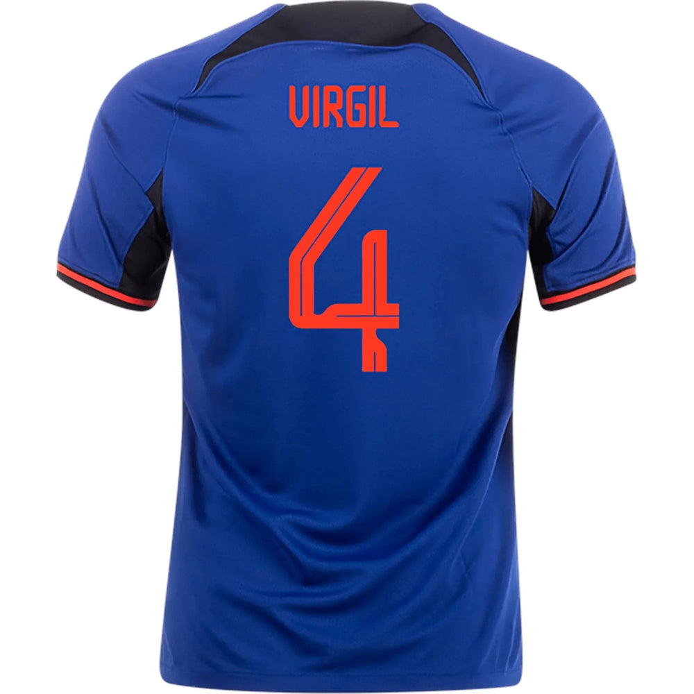 2022-23 Netherlands Women's Away Soccer Jersey - Deep Royal Blue - Nike