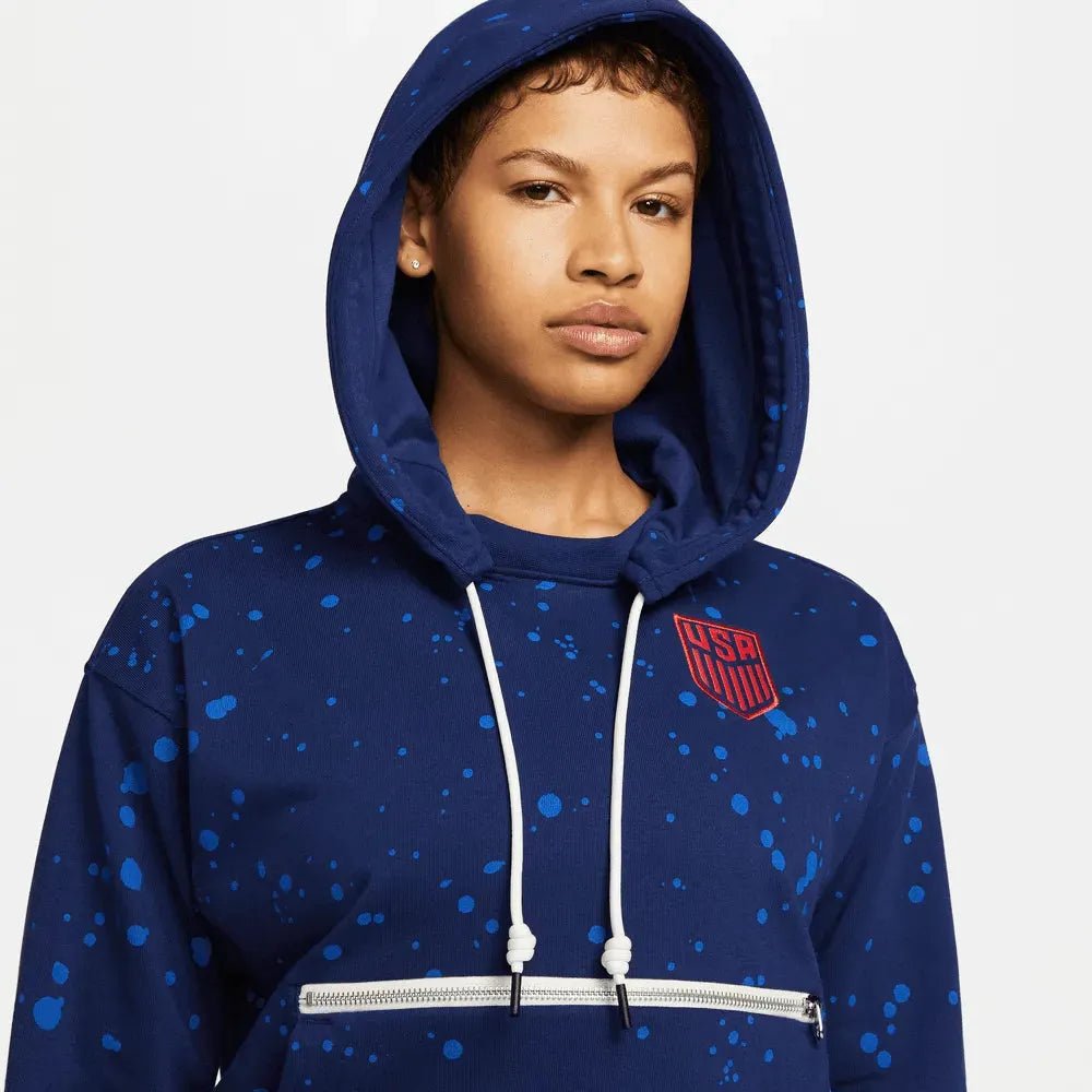 2023-24 USA Womens DF Fleece Soccer Hoodie - Nike