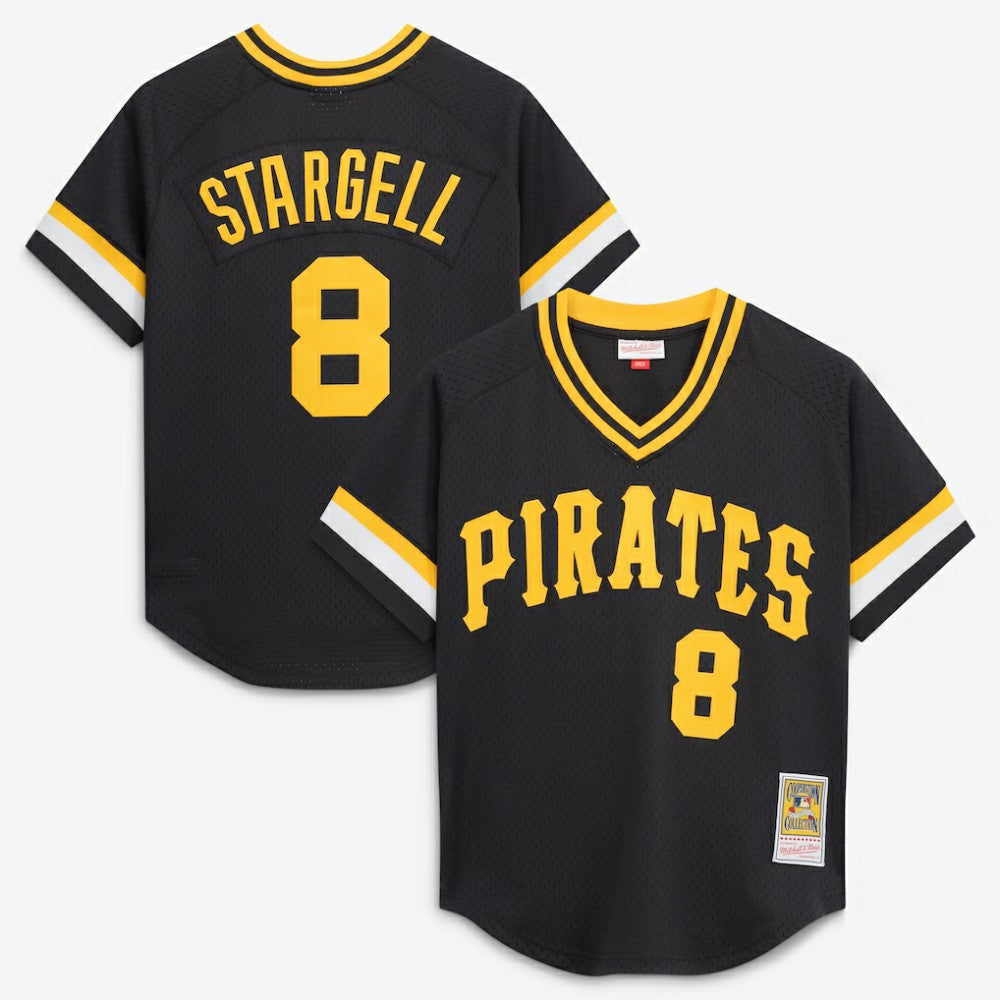 Willie Stargell Pittsburgh Pirates Mitchell & Ness Authentic Batting Practice Jersey | MLB Shop
