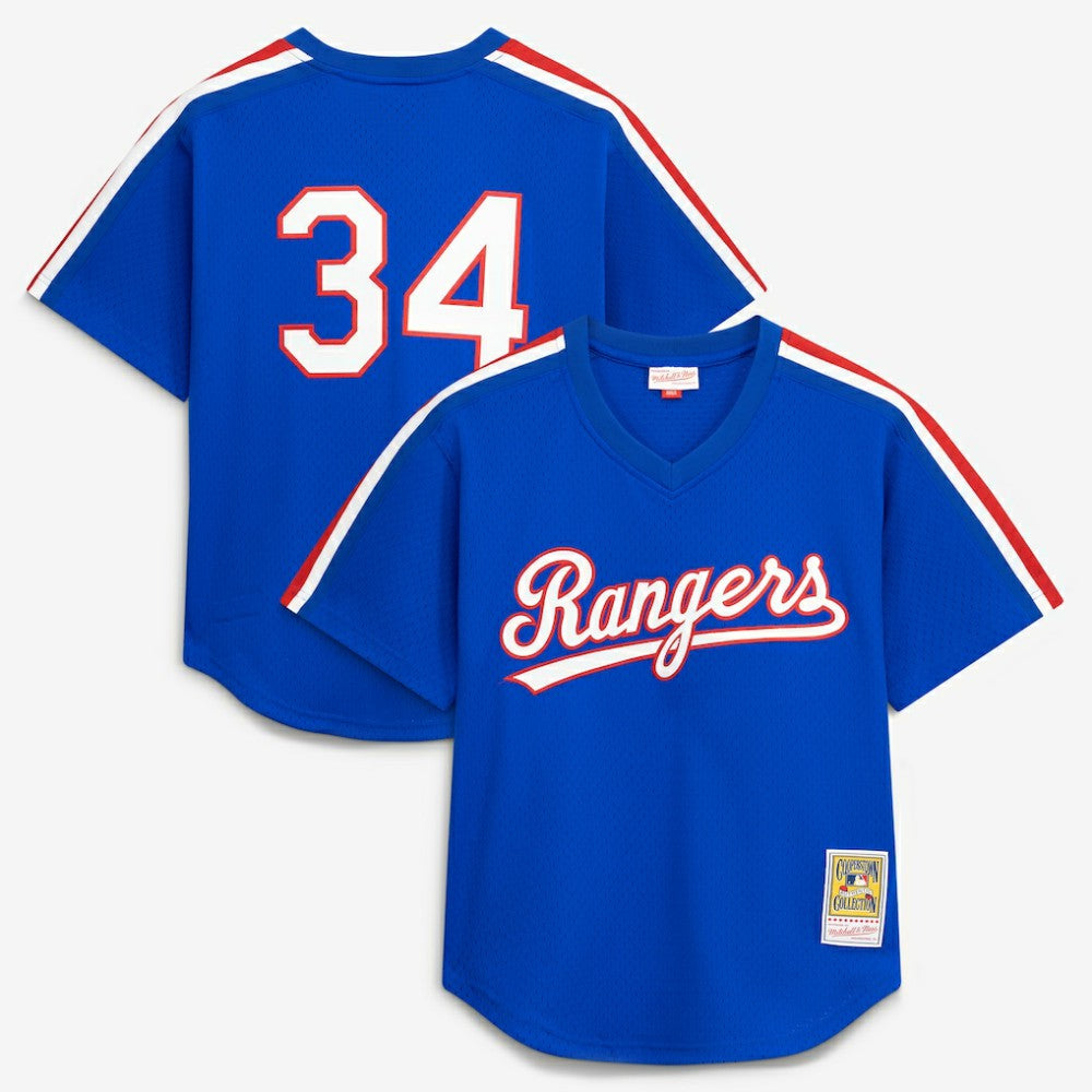 Nolan Ryan Texas Rangers Mitchell & Ness Authentic Batting Practice Jersey | MLB Sale