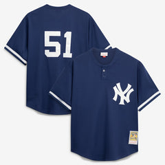 Bernie Williams New York Yankees Mitchell & Ness Authentic Batting Practice Jersey | MLB On Sale