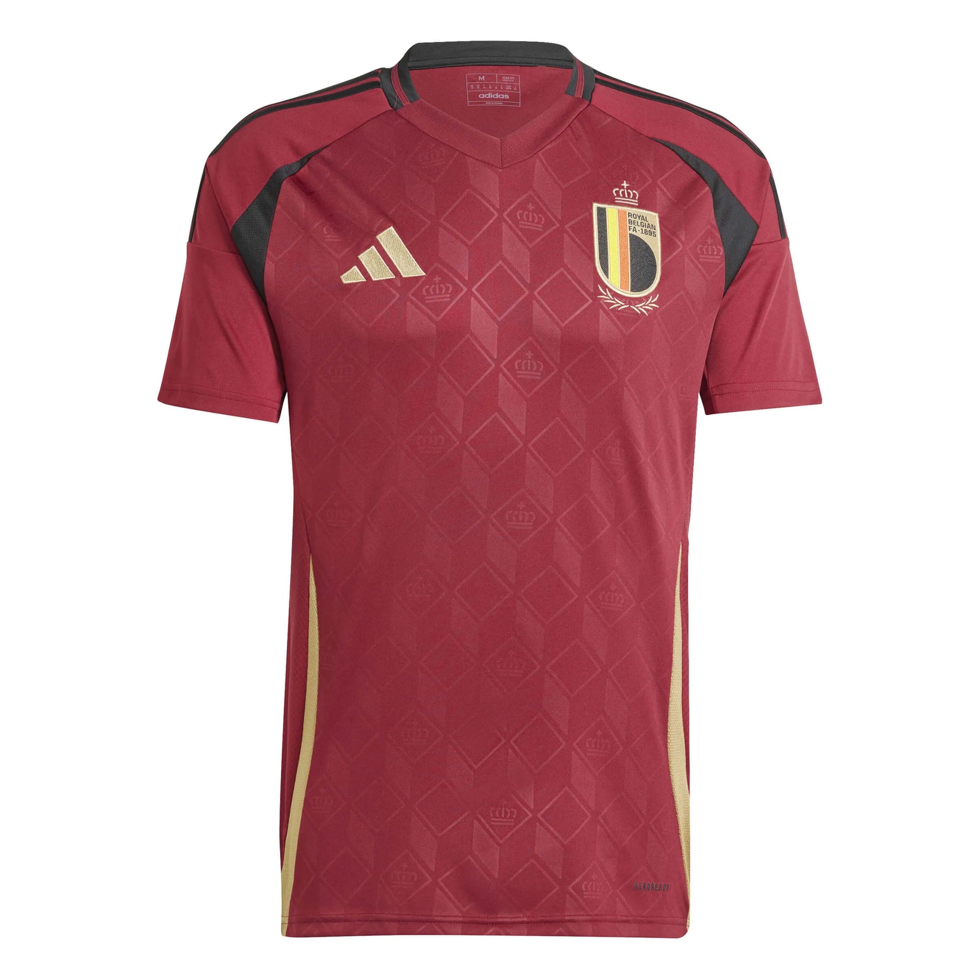 2024-25 Belgium Men's Stadium Home Soccer Jersey - Adidas
