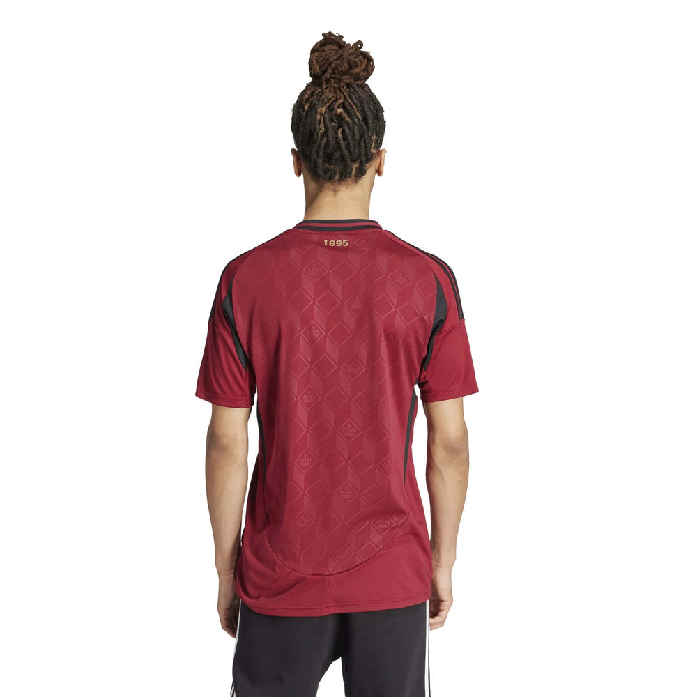 2024-25 Belgium Men's Stadium Home Soccer Jersey - Adidas