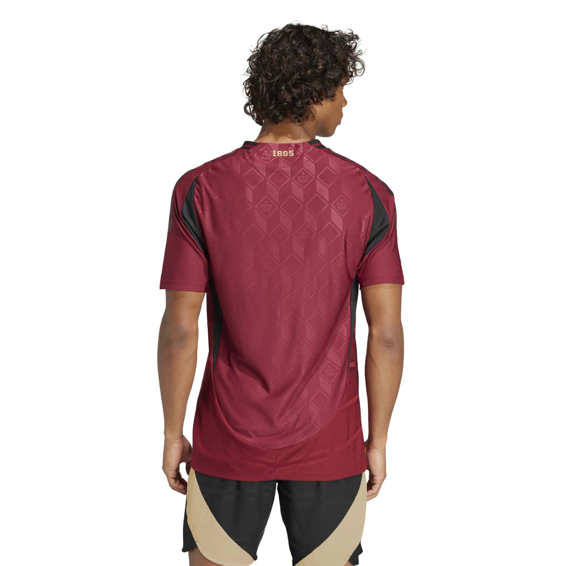 2024-25 Belgium Men's Authentic Home Soccer Jersey - Adidas