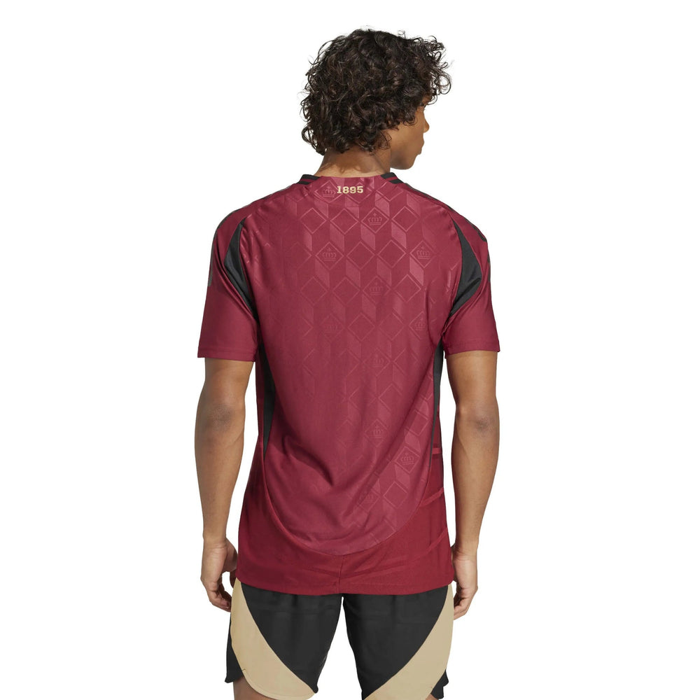 2024-25 Belgium Men's Authentic Home Soccer Jersey - Adidas