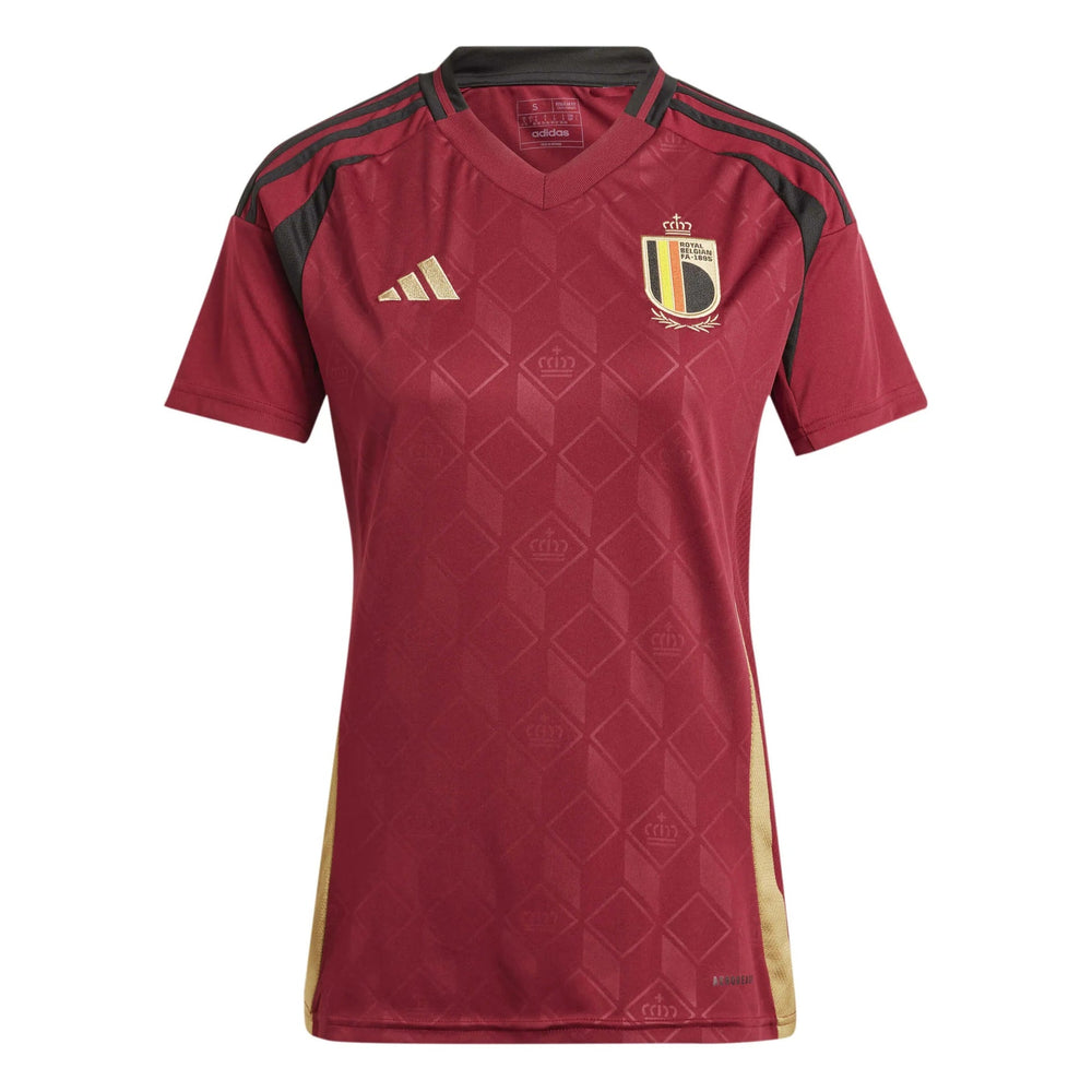 2024-25 Belgium Women's Stadium Home Soccer Jersey - Adidas