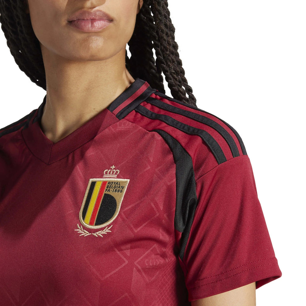2024-25 Belgium Women's Stadium Home Soccer Jersey - Adidas