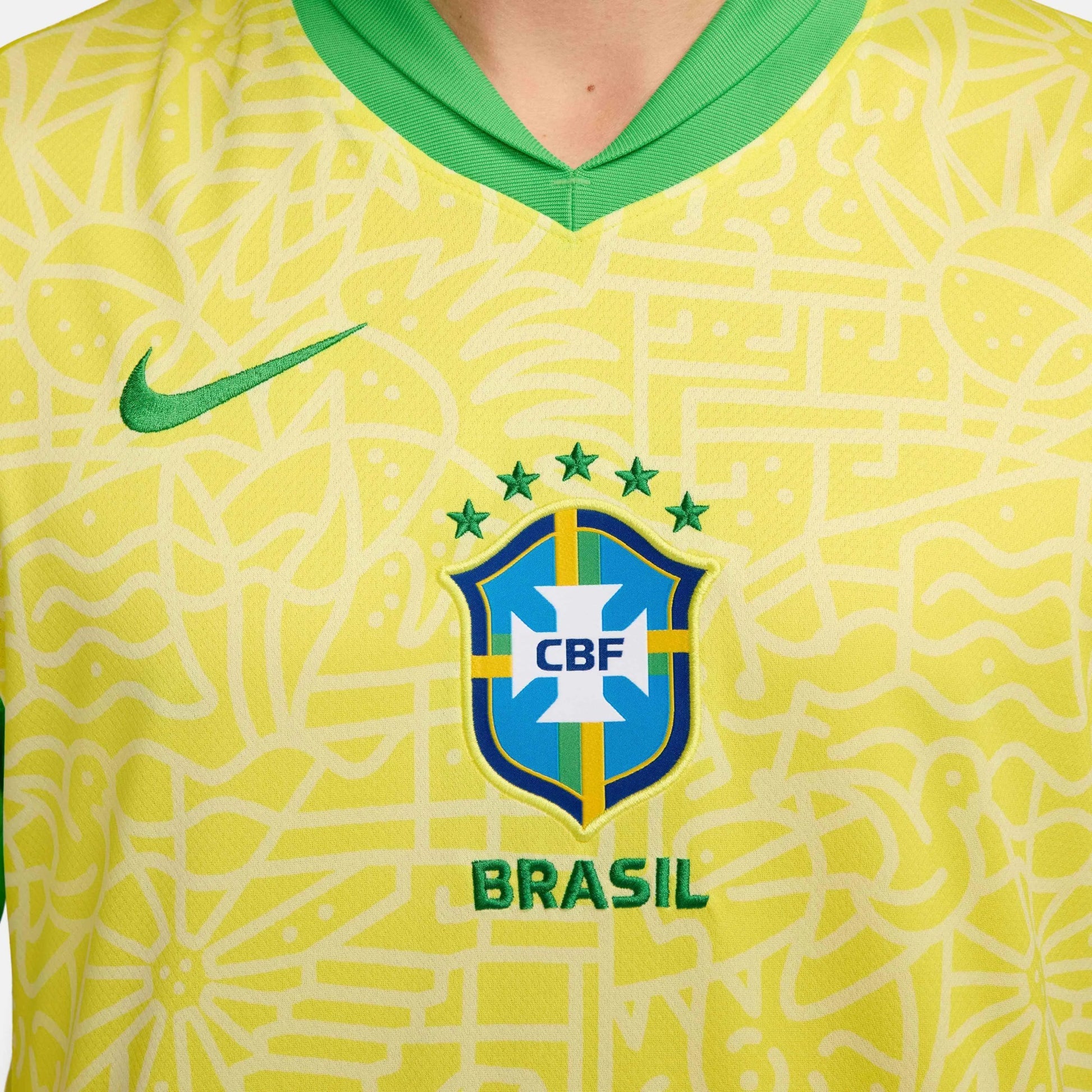 2024-25 Brazil Men's Stadium Home Soccer Jersey - Nike