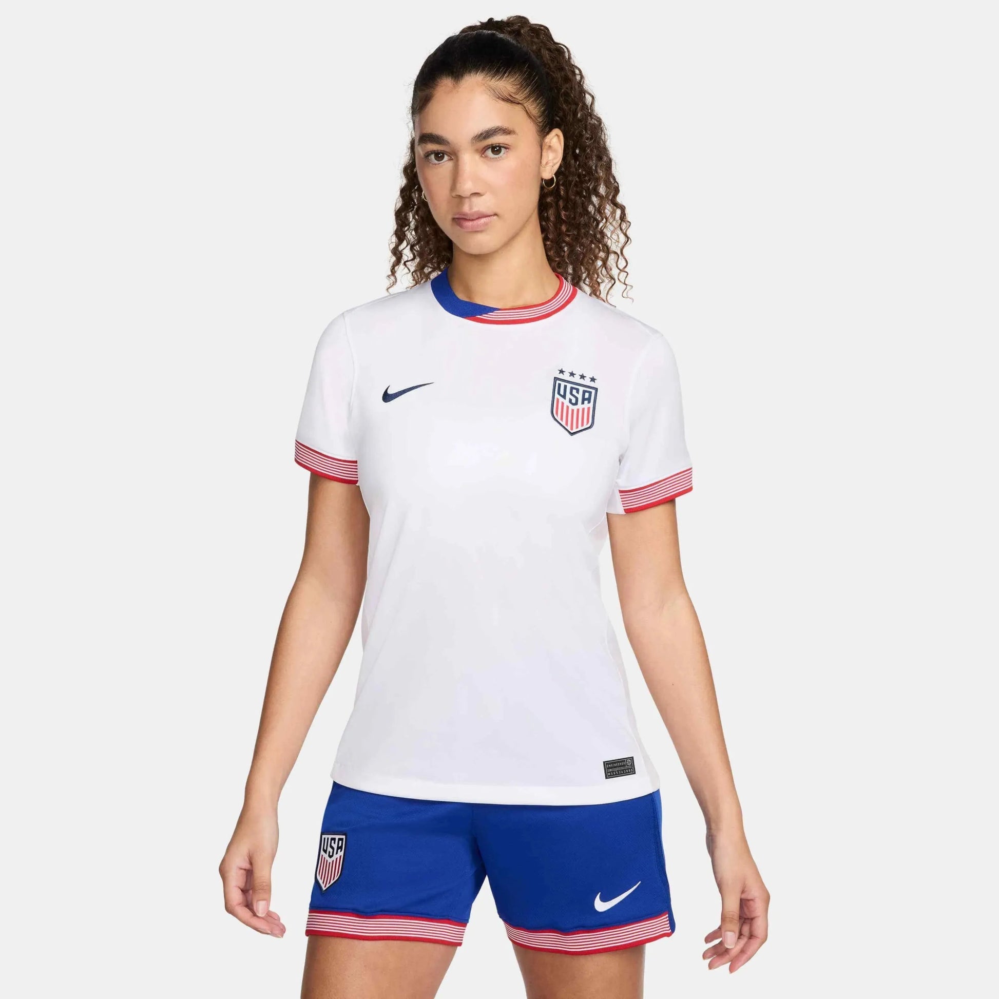 2024-25 USA Women's Stadium Home Soccer Jersey - Nike