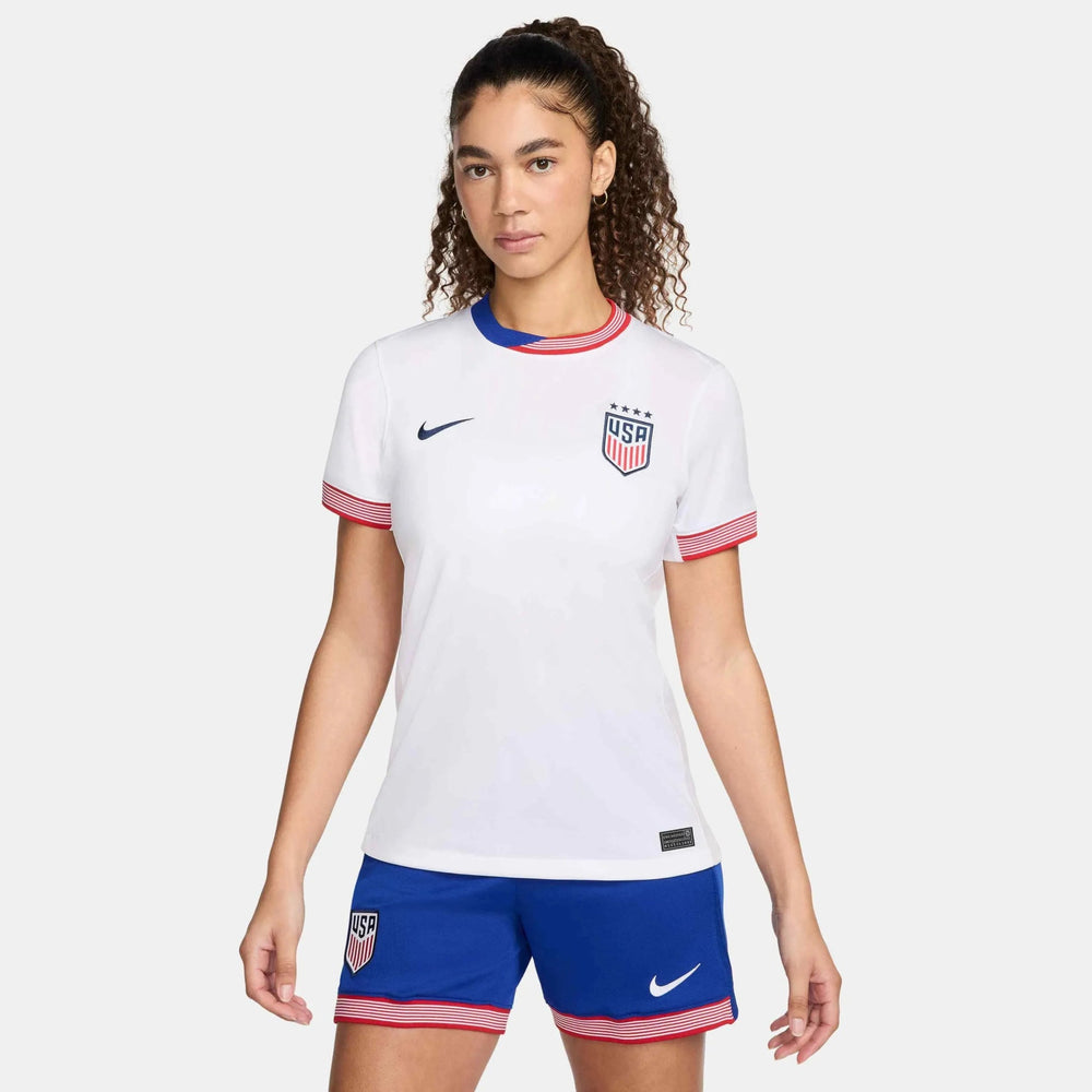 2024-25 USA Women's Stadium Home Soccer Jersey - Nike