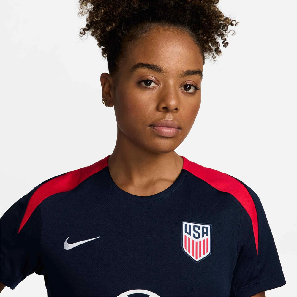 2024-25 USA Women Dri-Fit Short-Sleeve Knit Top - Nike