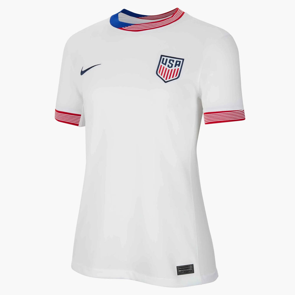 2024-25 USA Women's Stadium Home Soccer Jersey - Nike
