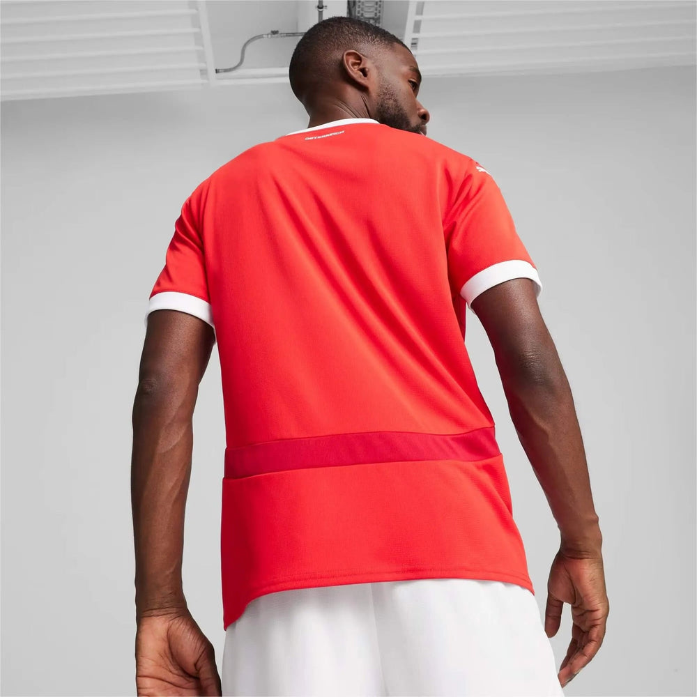 2024-25 Austria Men's Stadium Home Soccer Jersey - Puma
