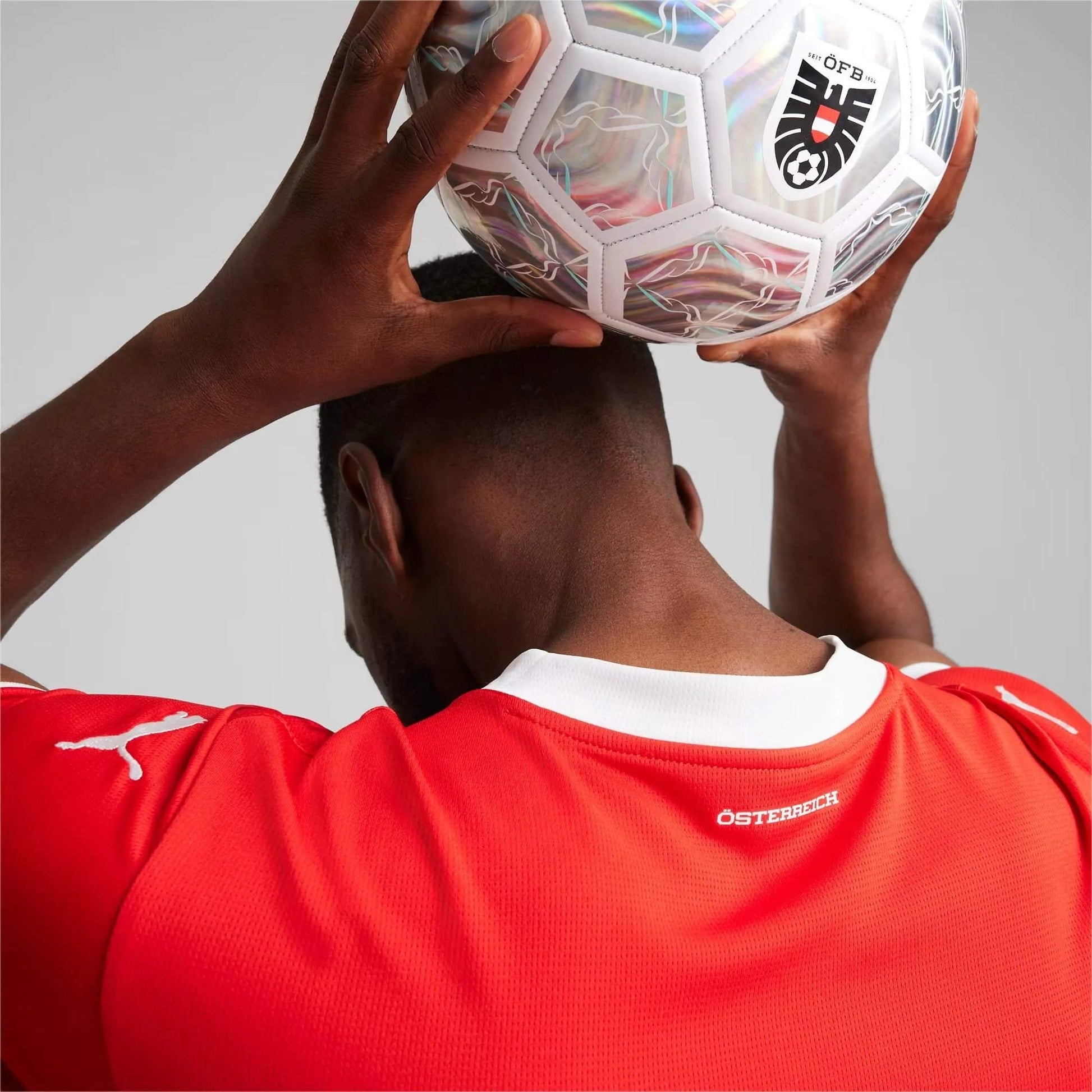 2024-25 Austria Men's Stadium Home Soccer Jersey - Puma