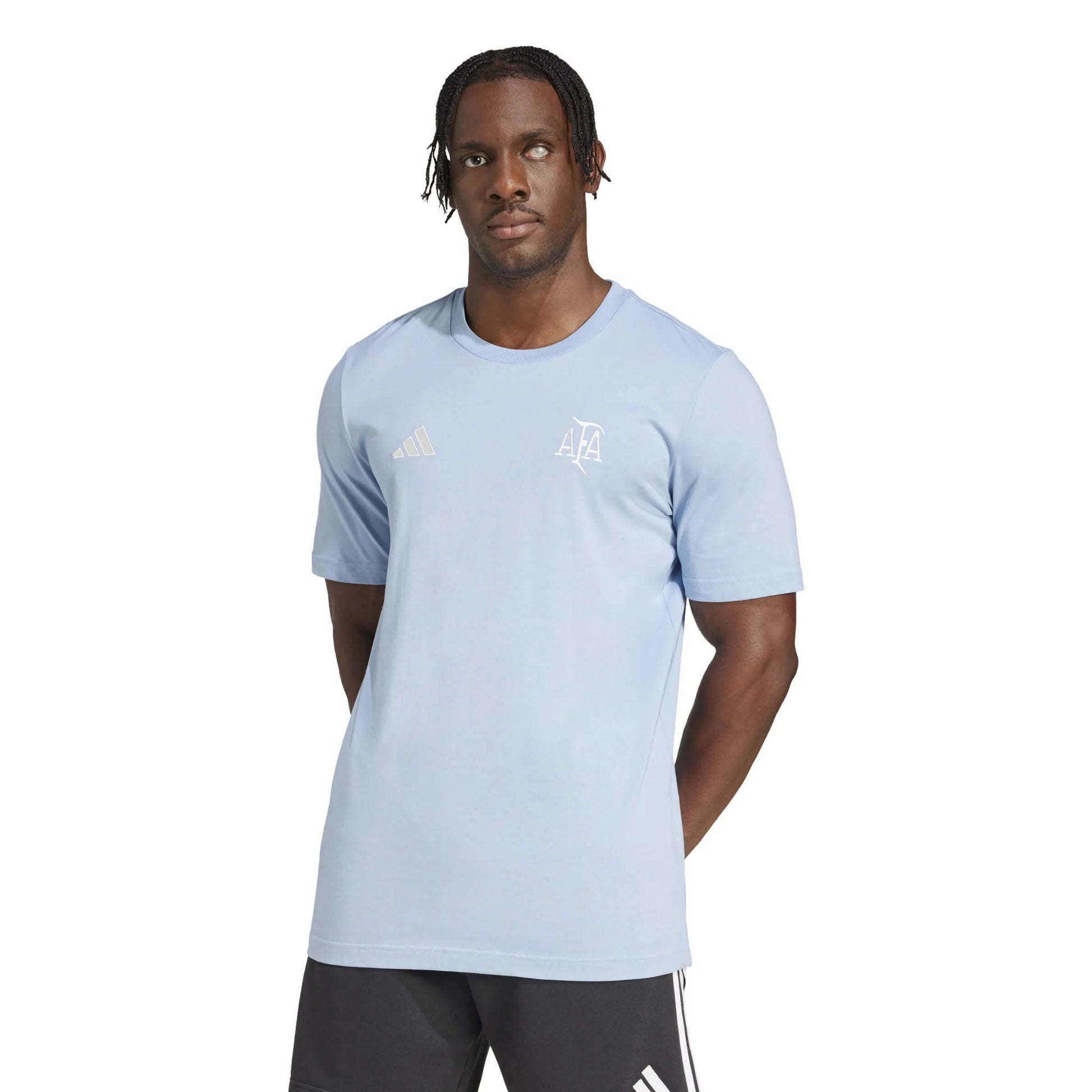 2025 Argentina Men's 50th Anniversary DNA Tee Black / Light Onix - Adidas