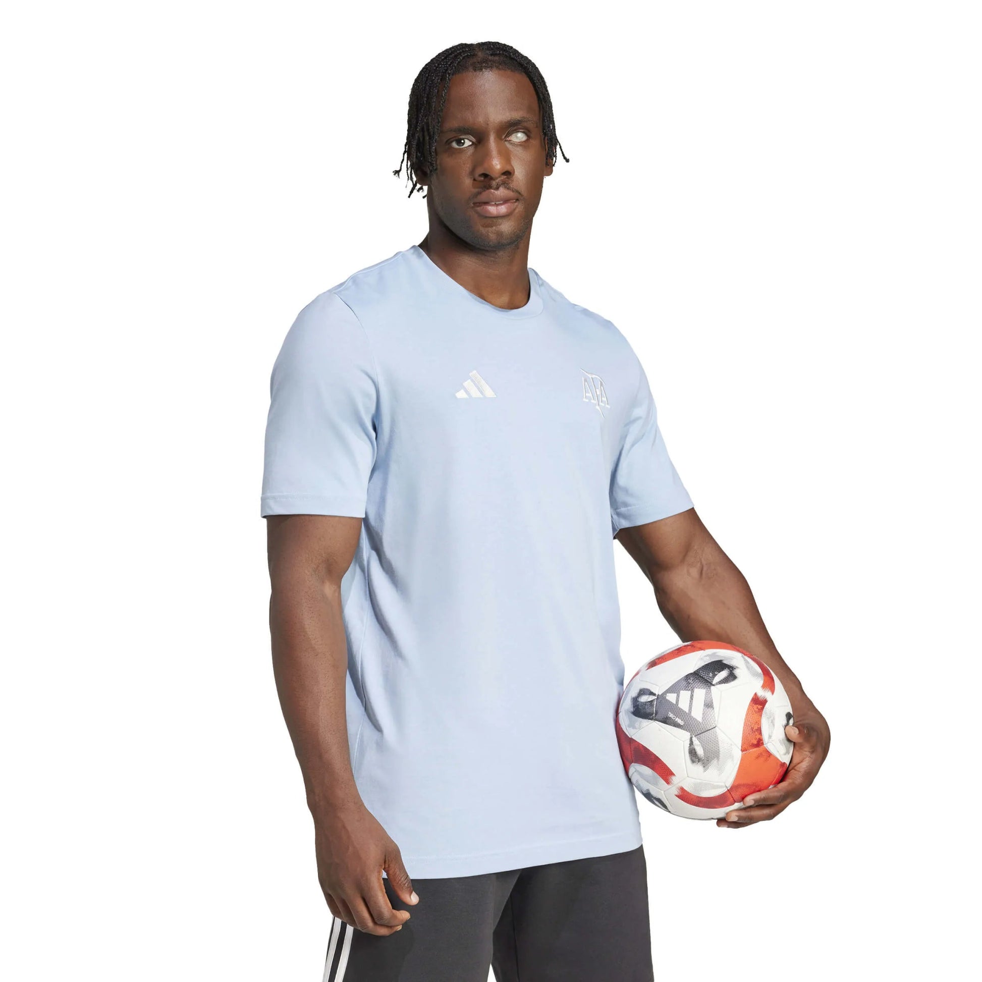 2025 Argentina Men's 50th Anniversary DNA Tee Black / Light Onix - Adidas