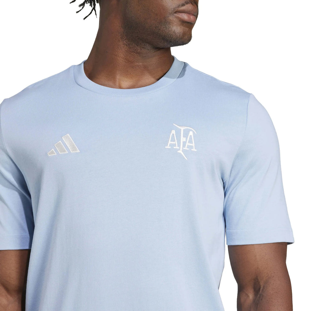 2025 Argentina Men's 50th Anniversary DNA Tee Black / Light Onix - Adidas