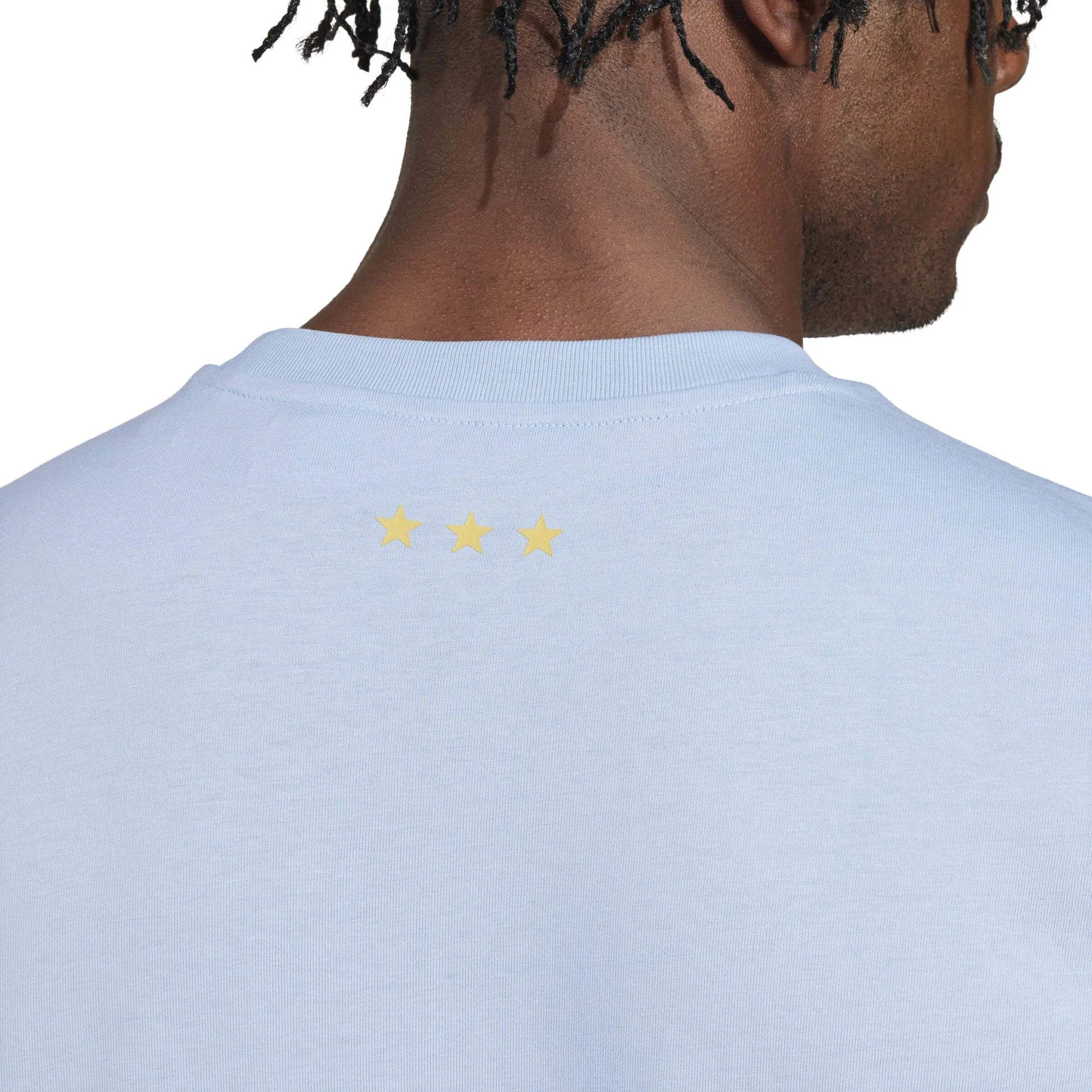 2025 Argentina Men's 50th Anniversary DNA Tee Black / Light Onix - Adidas