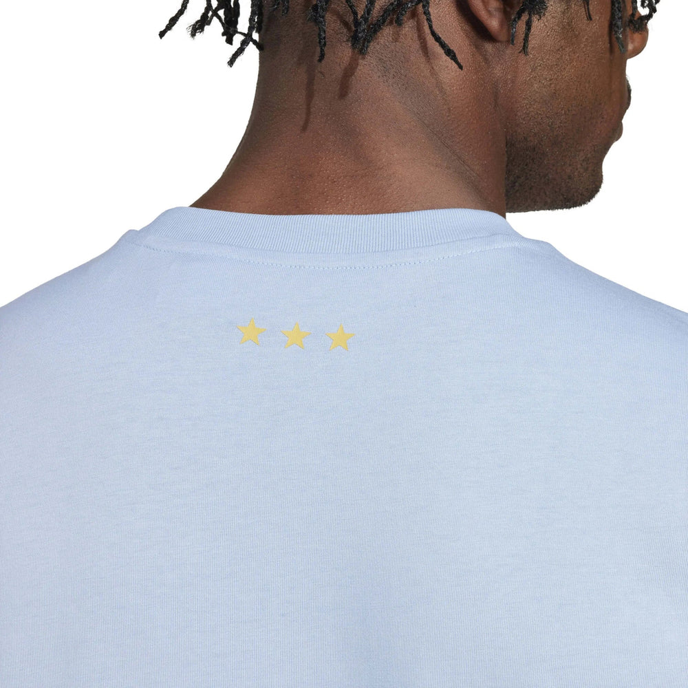 2025 Argentina Men's 50th Anniversary DNA Tee Black / Light Onix - Adidas