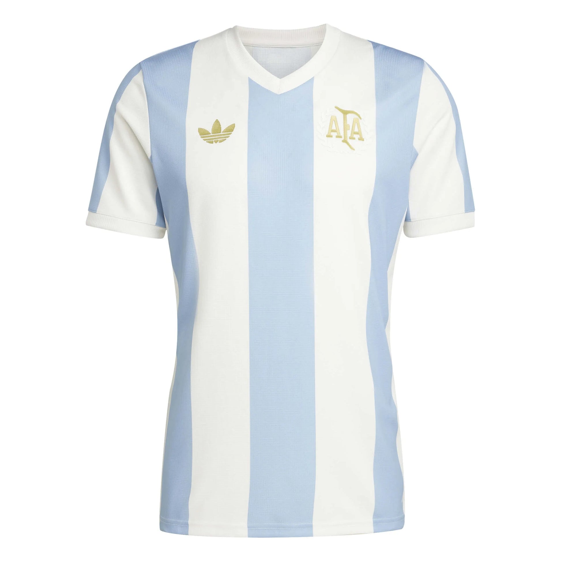 2025 Argentina Men's 50th Anniversary Stadium Soccer Jersey Ambient Sky / Cloud White - Adidas