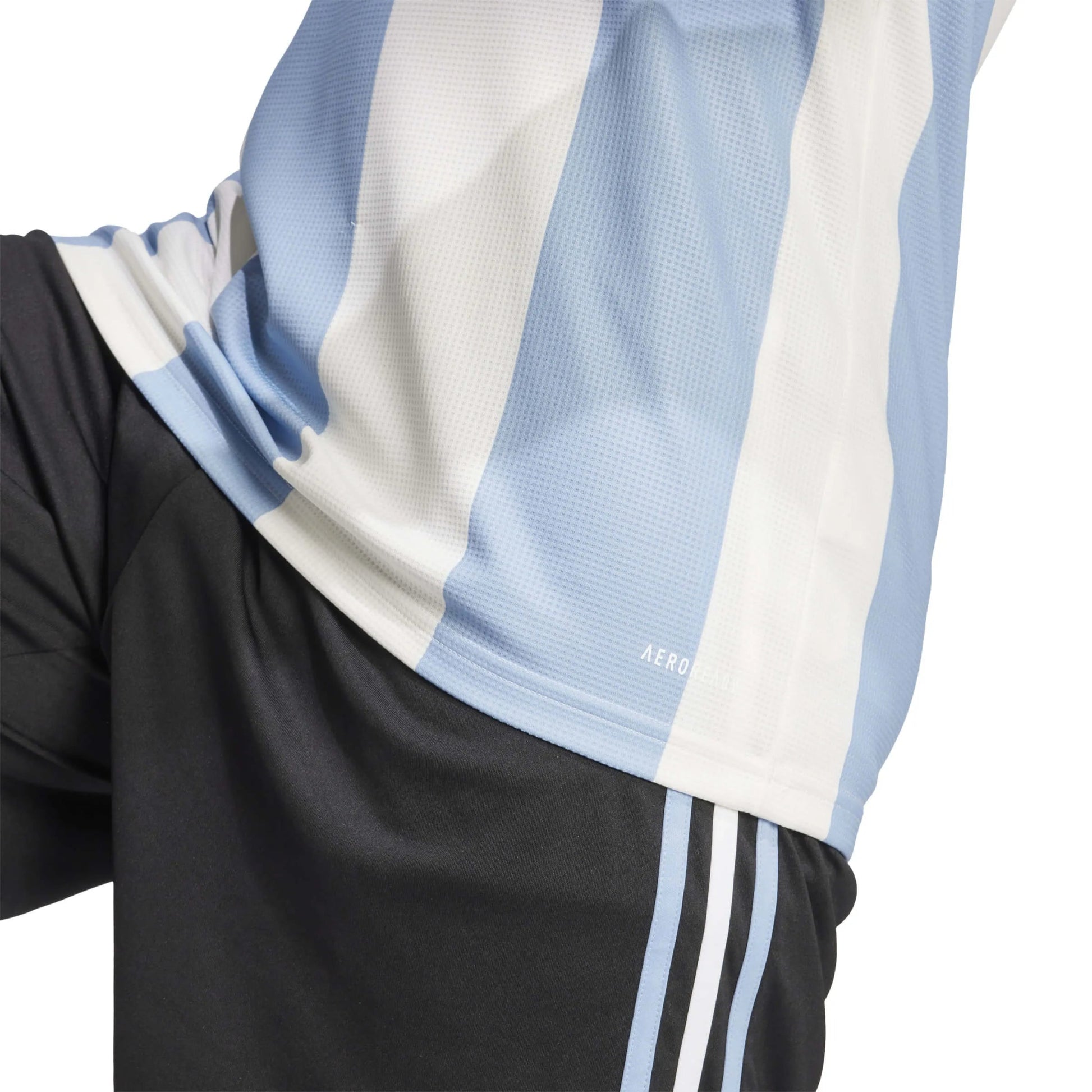 2025 Argentina Men's 50th Anniversary Stadium Soccer Jersey Ambient Sky / Cloud White - Adidas