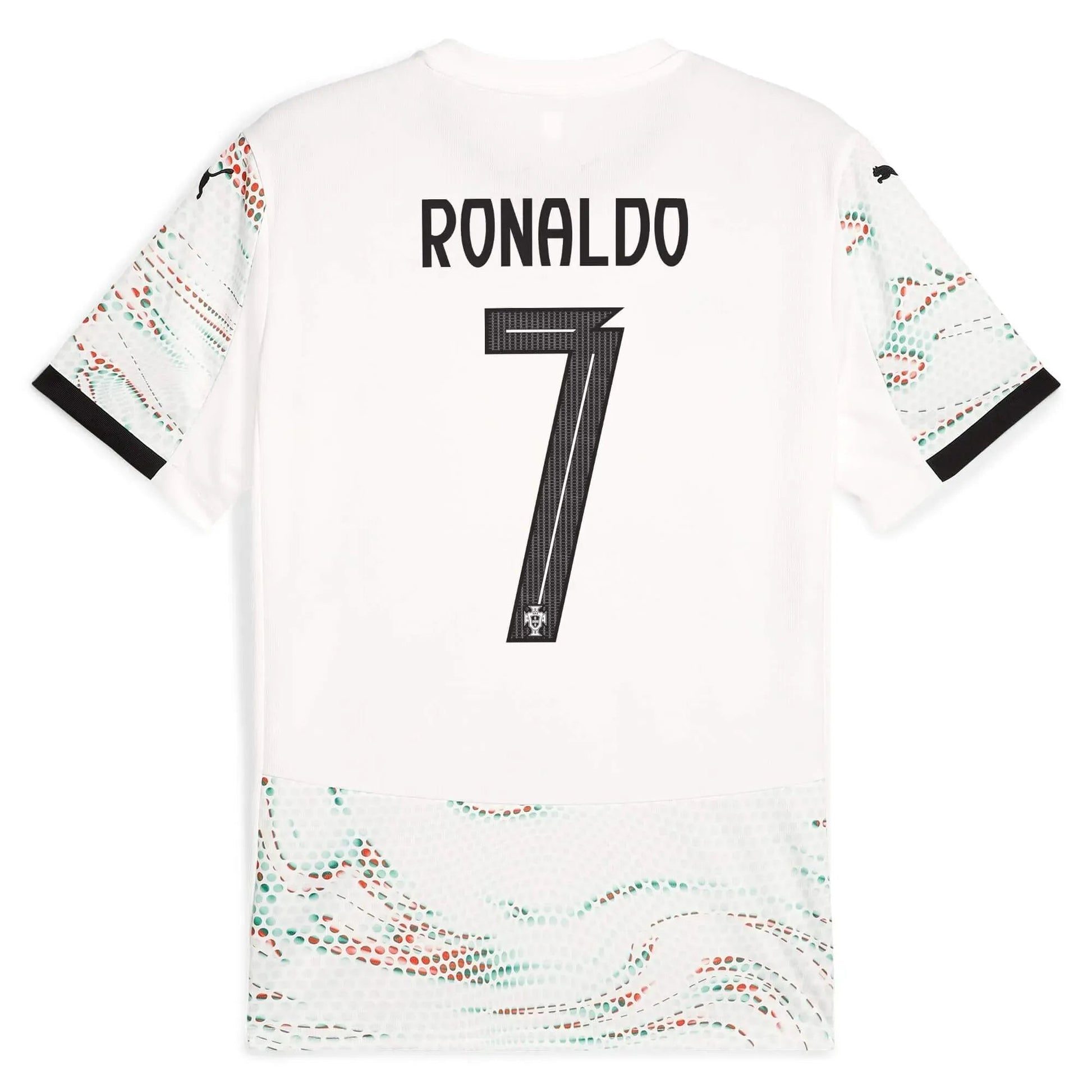 2025-26 Portugal Men's Stadium Away Soccer Jersey Puma White-Puma Black - Puma
