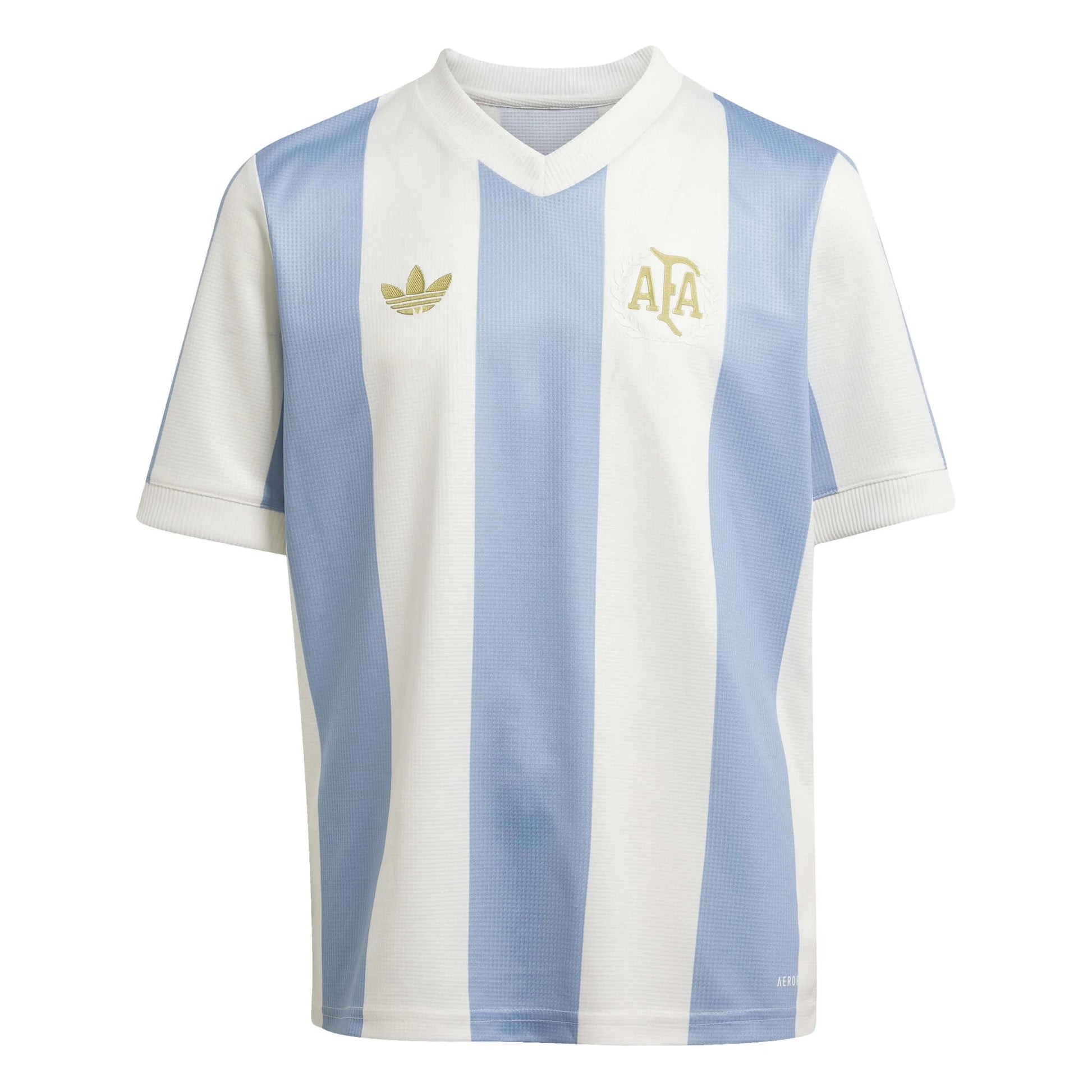 2025 Argentina Youth 50th Anniversary Stadium Soccer Jersey Ambient Sky / Cloud White - Adidas