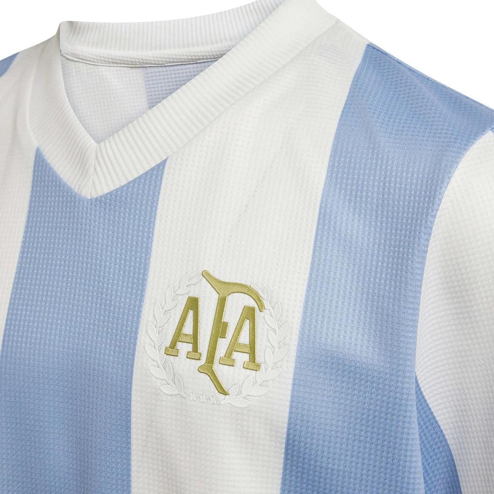 2025 Argentina Youth 50th Anniversary Stadium Soccer Jersey Ambient Sky / Cloud White - Adidas