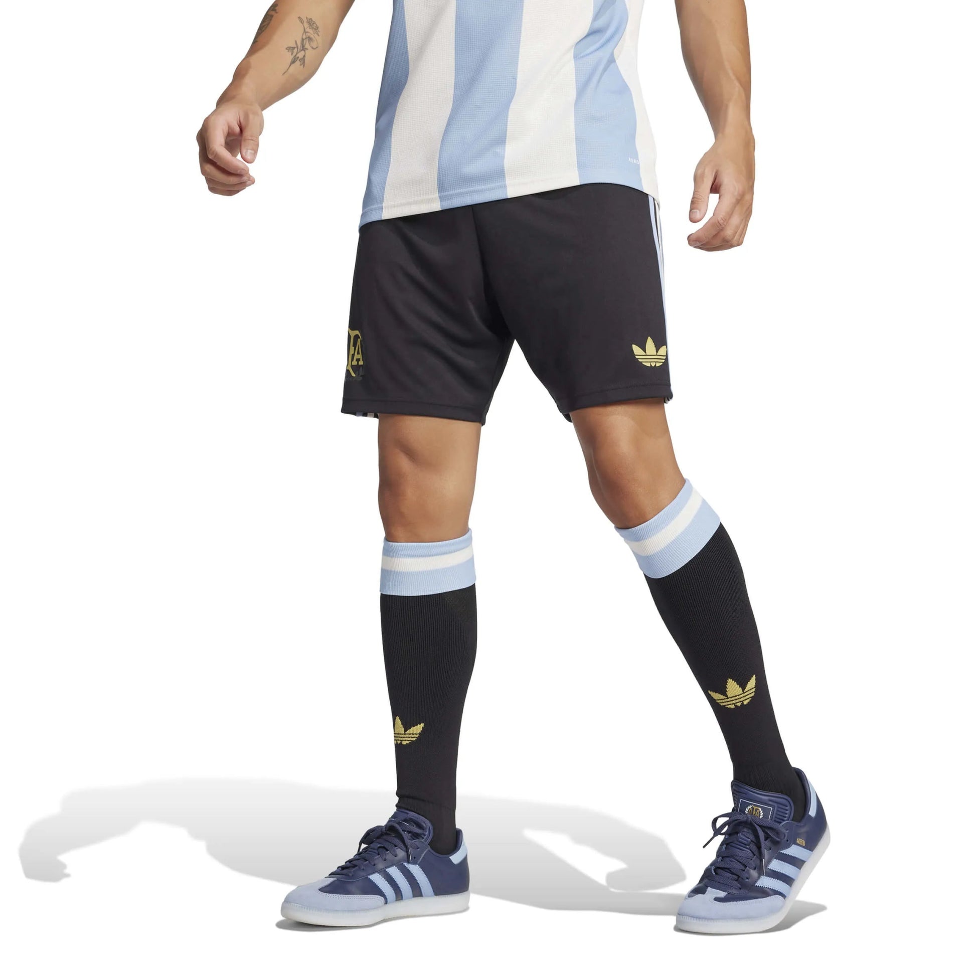 2025 Argentina Men's 50th Anniversary Soccer Shorts Black - Adidas