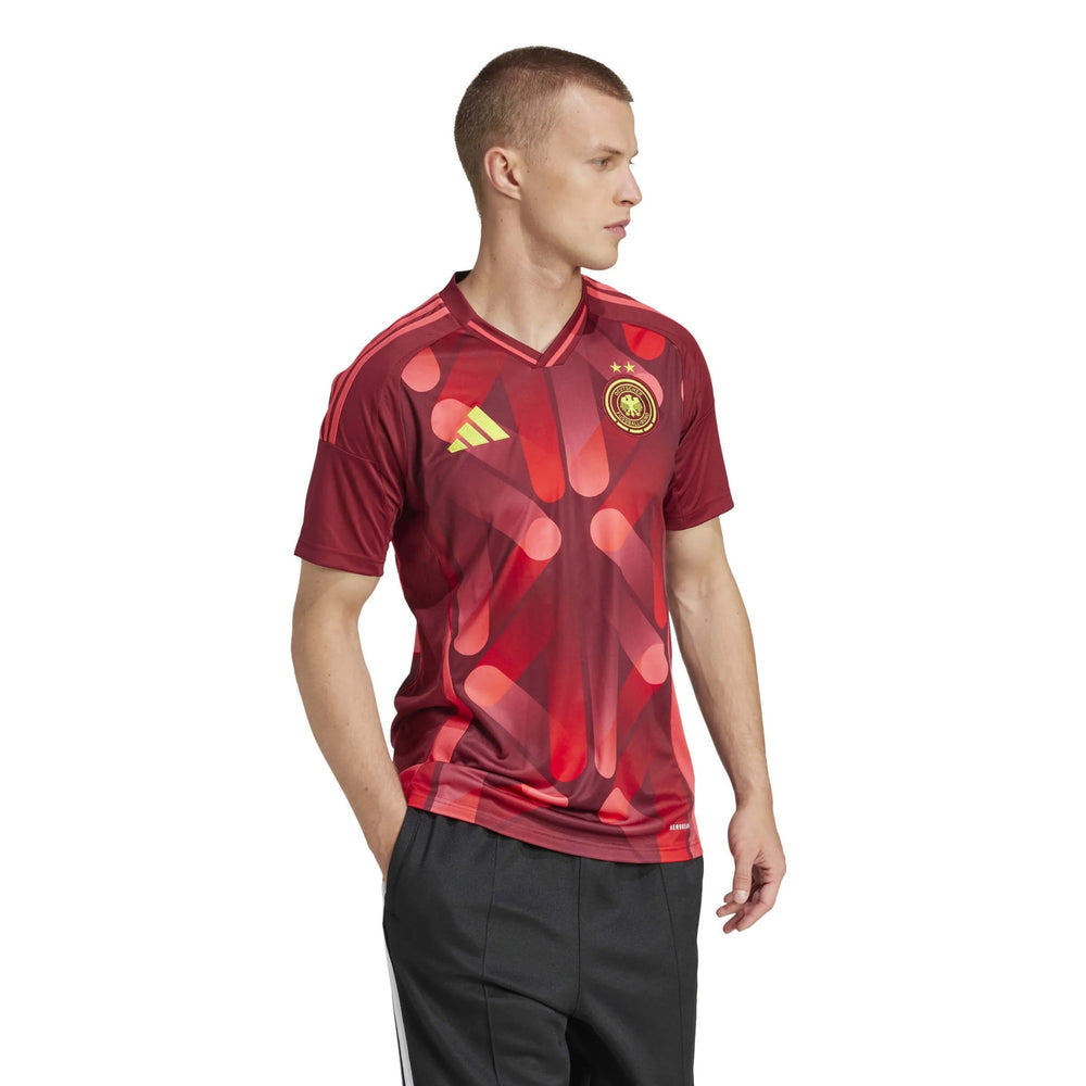 2025 Germany Women's (Men's Cut) Stadium Away Soccer Jersey Team Coll Burgundy 2 - Adidas