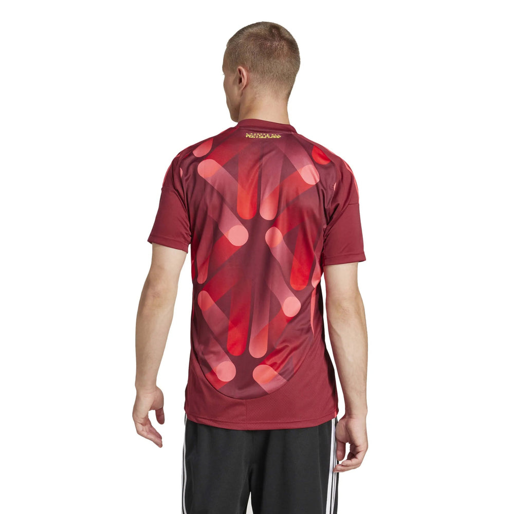 2025 Germany Women's (Men's Cut) Stadium Away Soccer Jersey Team Coll Burgundy 2 - Adidas