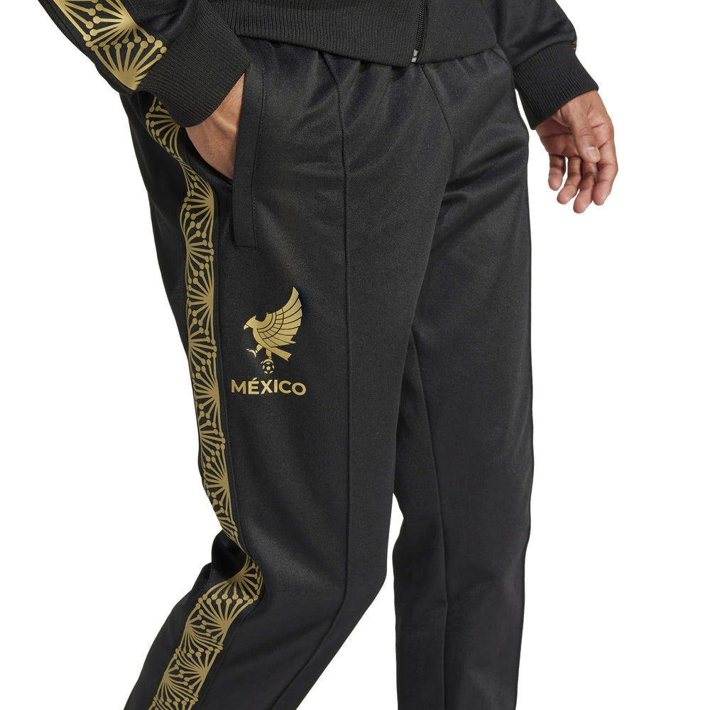 2025 Mexico Men's De Oro Track Pants Black - Adidas