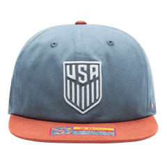 Fan Ink Collection USA Swingman Snapback Hat Light Blue/Orange -