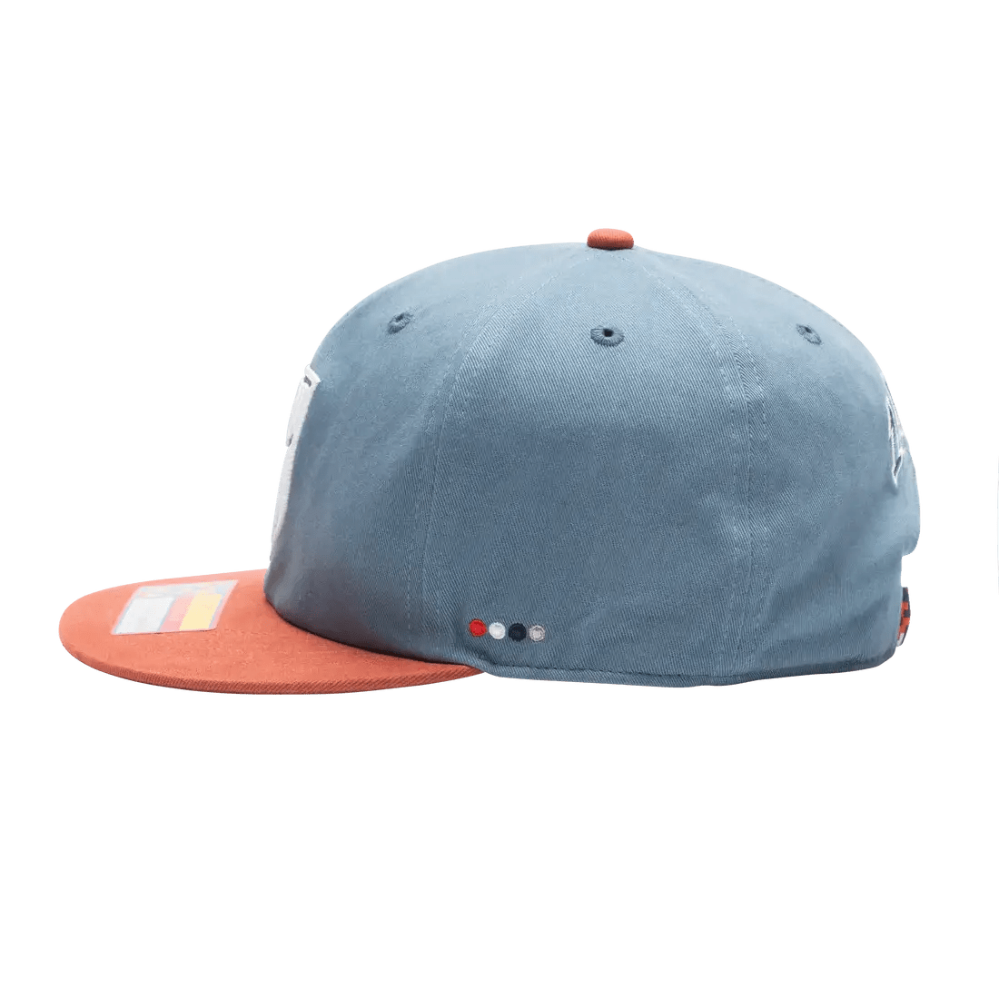 Fan Ink Collection USA Swingman Snapback Hat Light Blue/Orange -