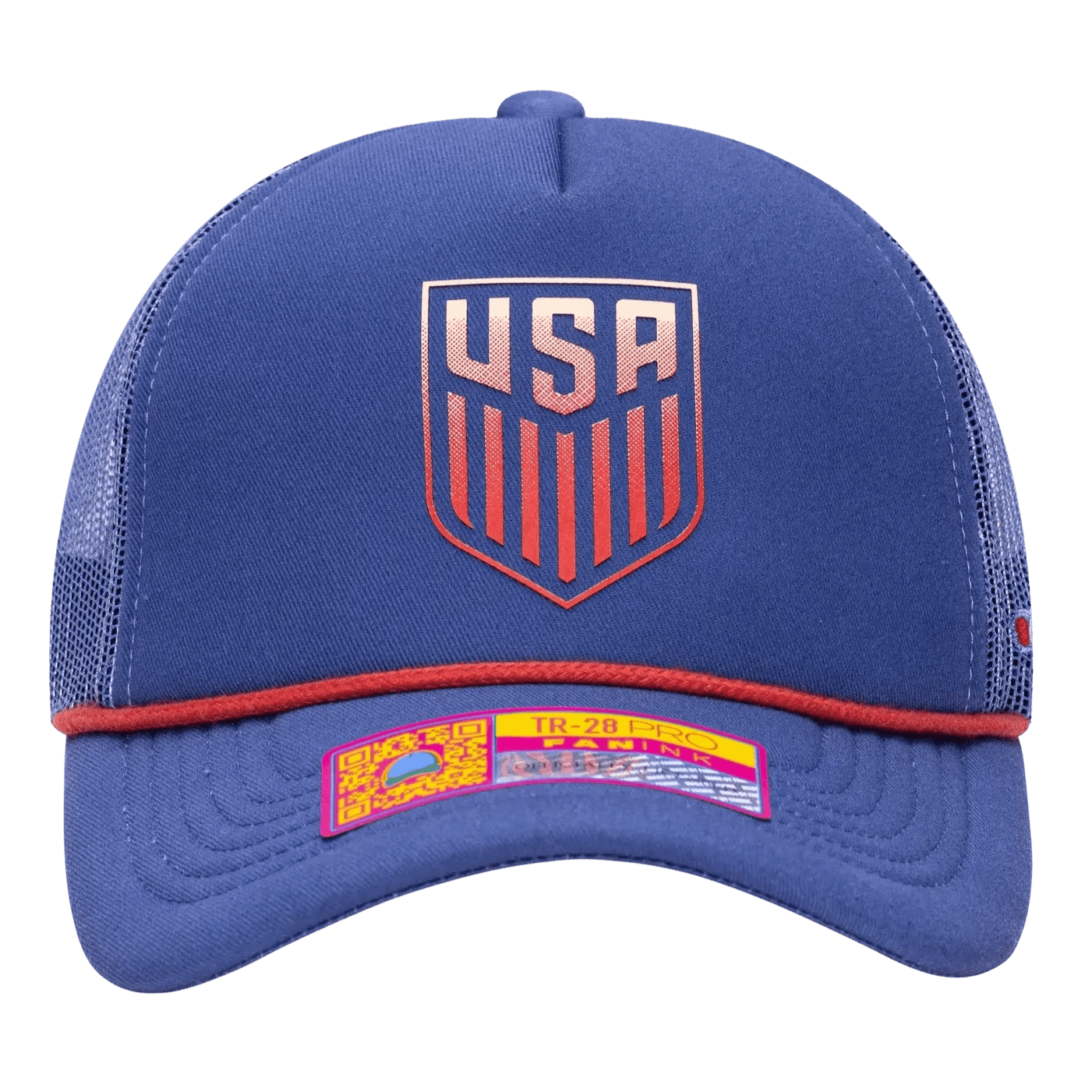 Fan Ink Collection USA Atmosphere Trucker Hat Blue -