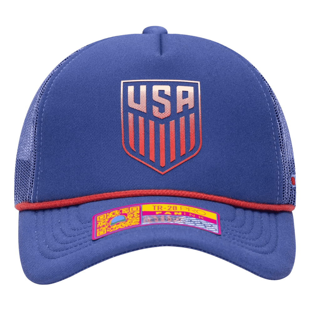 Fan Ink Collection USA Atmosphere Trucker Hat Blue -