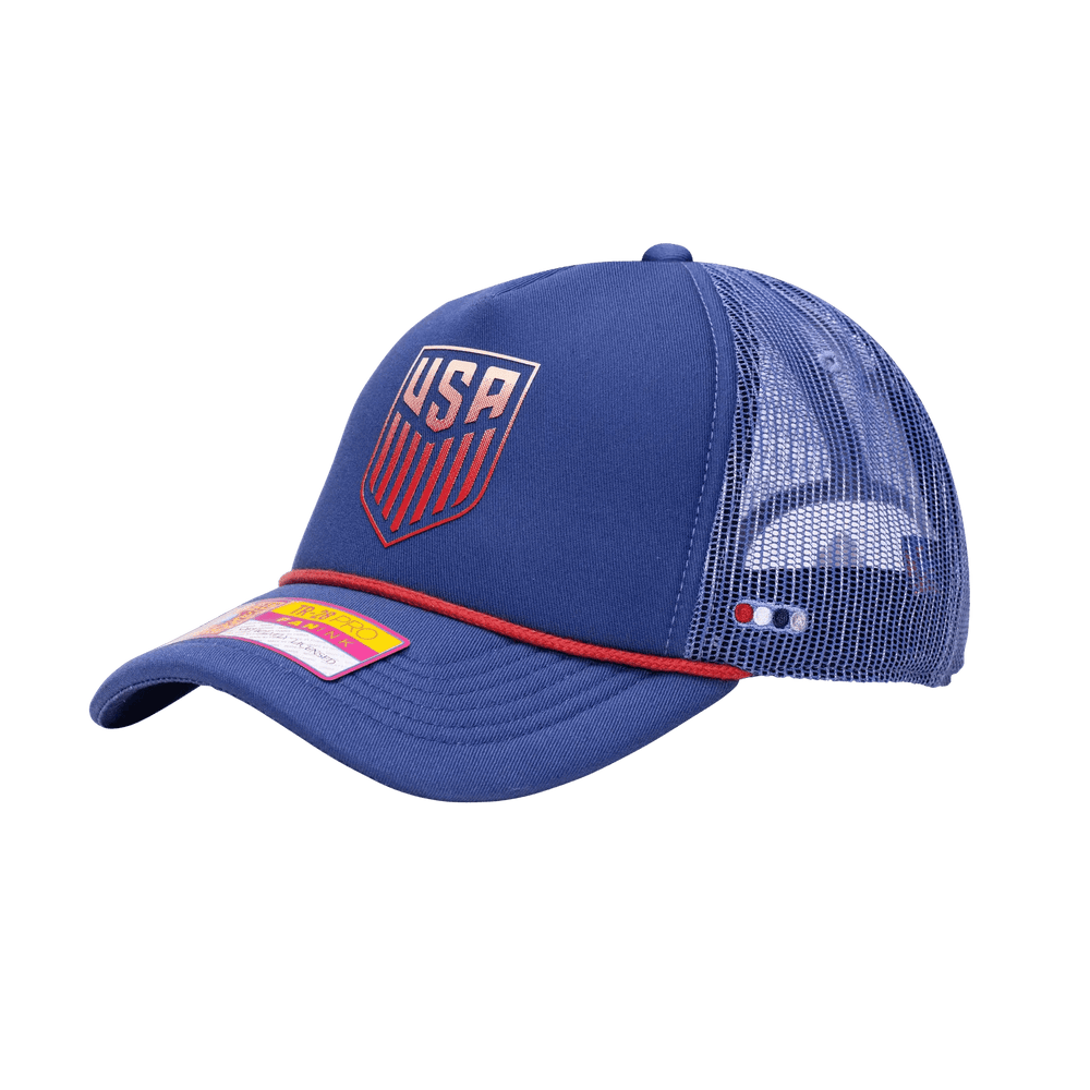 Fan Ink Collection USA Atmosphere Trucker Hat Blue -